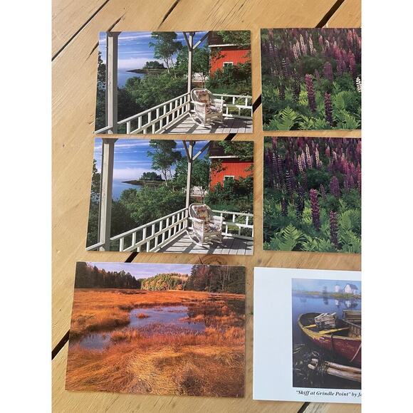 Beautiful Vintage Post Cards. Photographs of Maine. Water Boats Lobster. Jack Mc - Picture 2 of 5